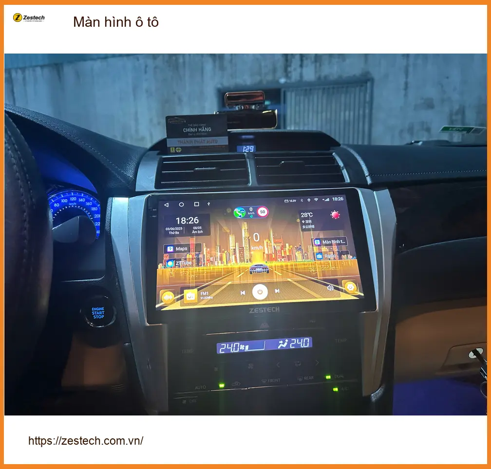Anh Quang lắp màn hình ô tô Hyundai Accent Quận Bình Tân ảnh thực tế 2