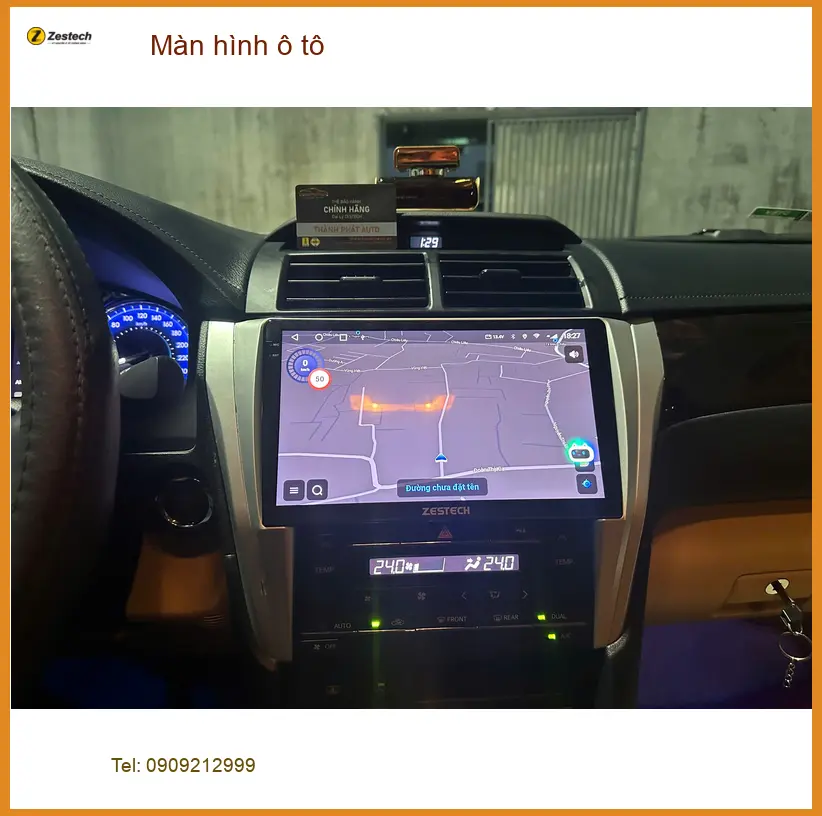 Anh Quang lắp màn hình ô tô Hyundai Accent Quận Bình Tân ảnh thực tế 3
