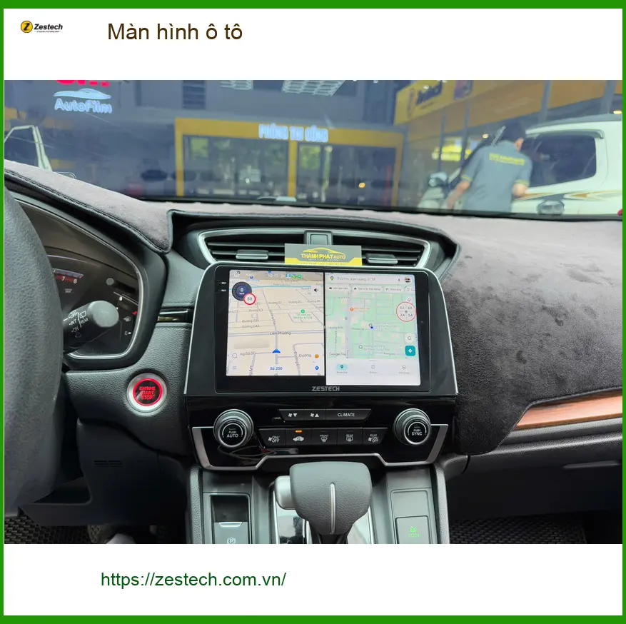 Chị Thanh lắp màn hình ô tô cho Hyundai Accent tại Quận 12 để tiện nâng cấp giải trí ảnh thực tế 3