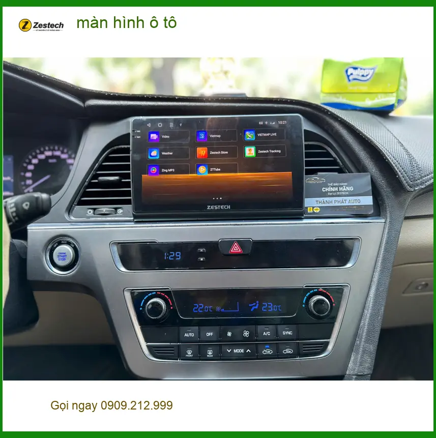 Chú Cường nâng cấp màn hình ô tô cho Hyundai Accent tại Quận Tân Phú ảnh thực tế 2