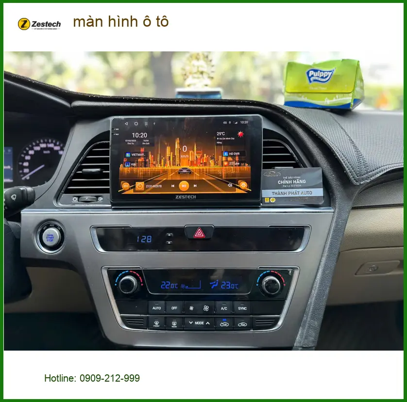 Chú Cường nâng cấp màn hình ô tô cho Hyundai Accent tại Quận Tân Phú ảnh thực tế 4