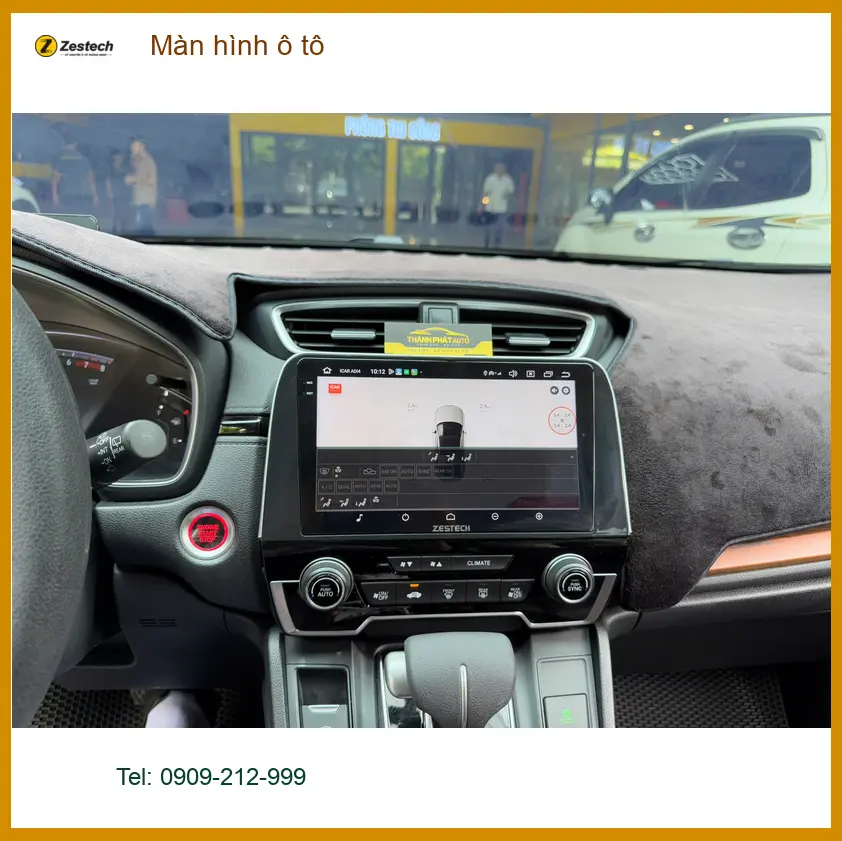 Anh Phi lắp màn hình ô tô thông minh cho Mazda 3 tại Nhà Bè để tiện xem bản đồ