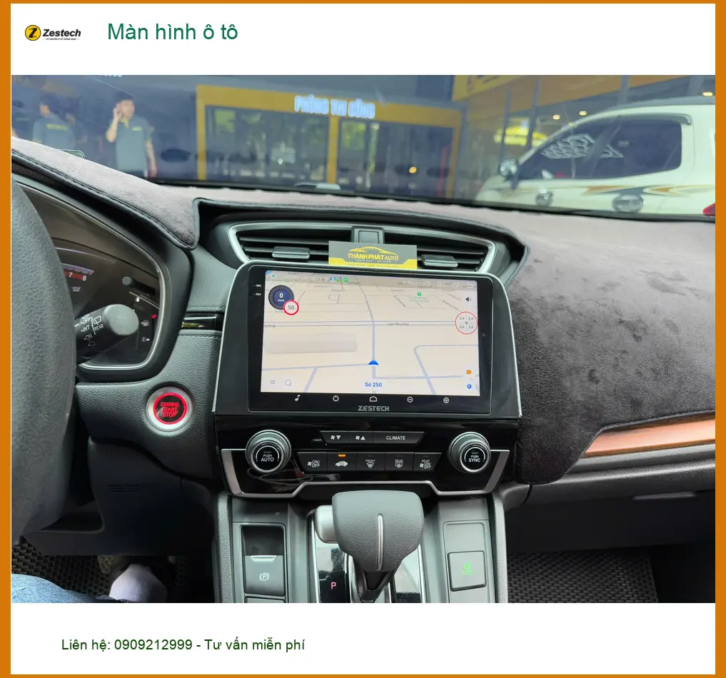 Anh Phi lắp màn hình ô tô thông minh cho Mazda 3 tại Nhà Bè để tiện xem bản đồ ảnh thực tế 2