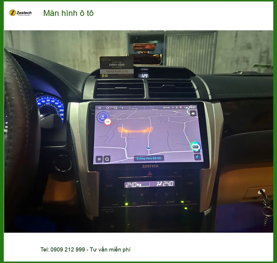 Anh Tuấn Kiệt nâng cấp màn hình ô tô Toyota Camry tại Hóc Môn uy tín, giá tốt ảnh thực tế 2