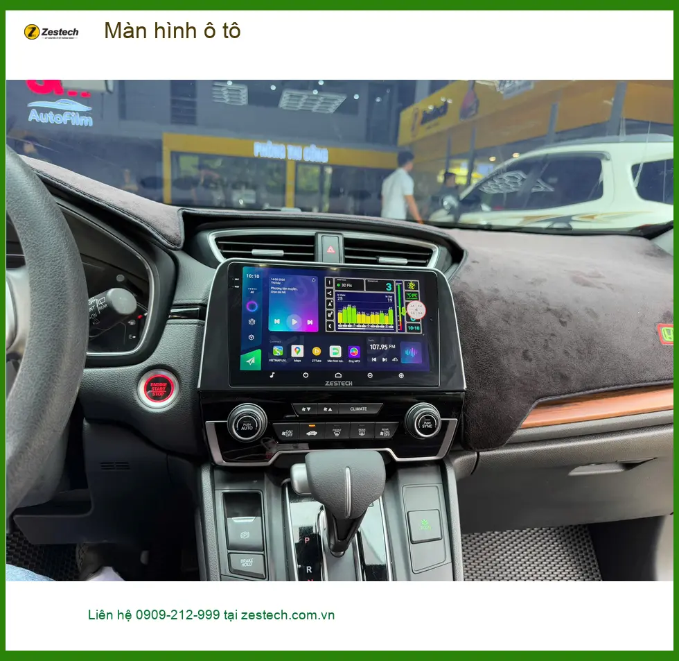 Anh Phi lắp màn hình ô tô thông minh cho Mazda 3 tại Nhà Bè để tiện xem bản đồ ảnh thực tế 3