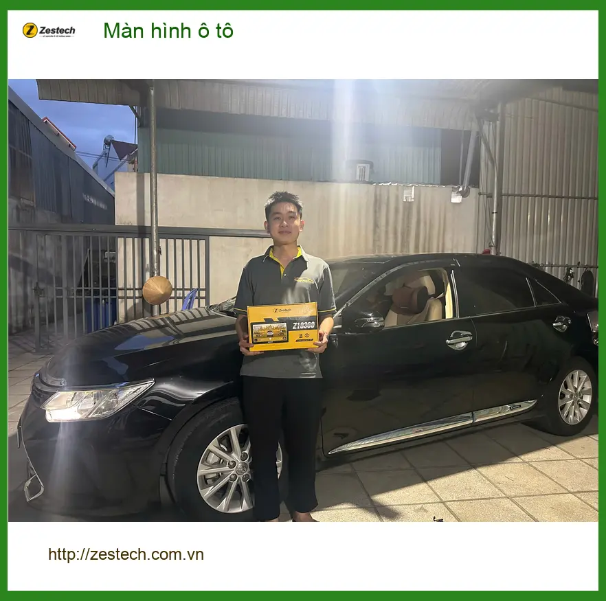 Anh Tuấn Kiệt nâng cấp màn hình ô tô Toyota Camry tại Hóc Môn uy tín, giá tốt ảnh thực tế 4