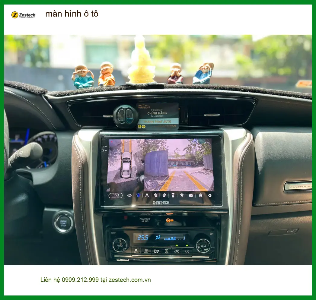 Anh Quang lắp màn hình ô tô cho Honda CRV tại Tân Bình tiện lợi giải trí ảnh thực tế 2