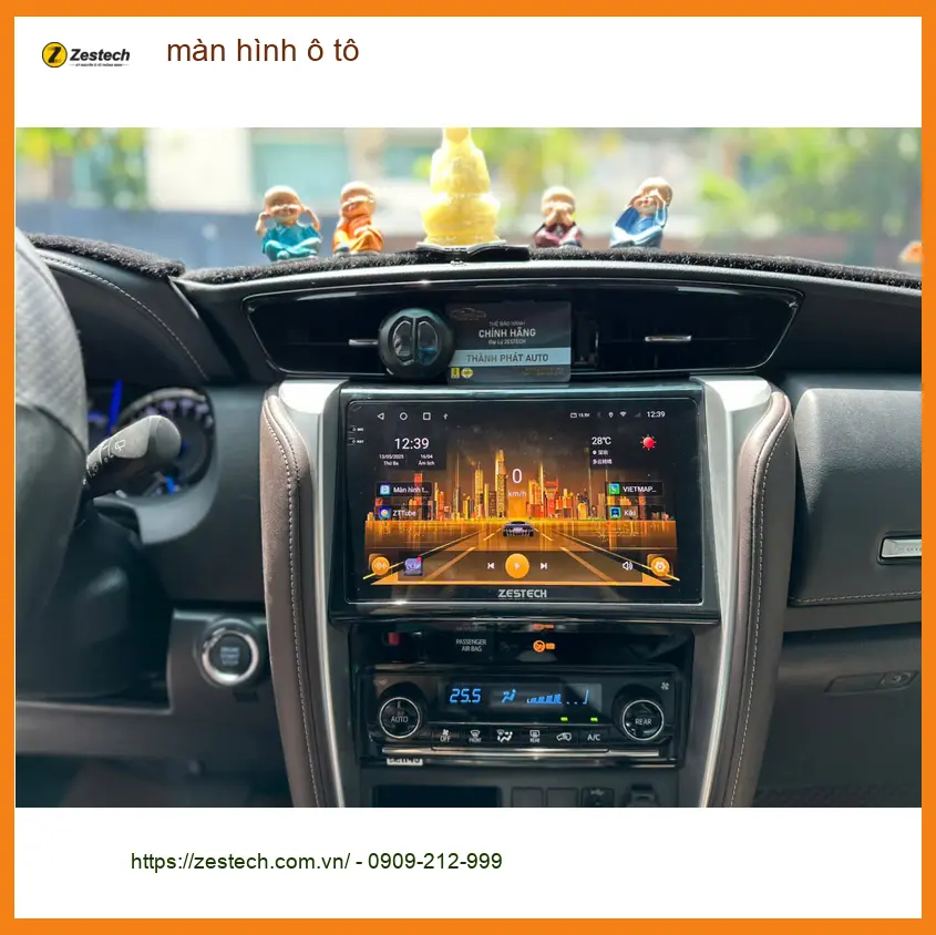 Anh Quang lắp màn hình ô tô cho Honda CRV tại Tân Bình tiện lợi giải trí ảnh thực tế 4