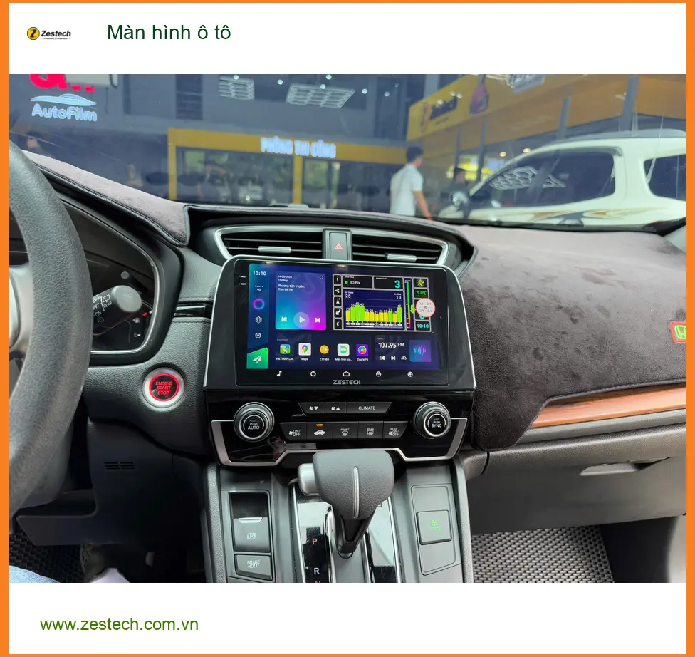 Cô Thảo nâng cấp màn hình ô tô Mazda CX-5 tại Quận 4, cần dẫn đường