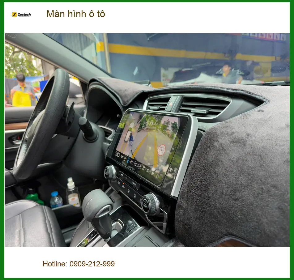 Cô Thảo nâng cấp màn hình ô tô Mazda CX-5 tại Quận 4, cần dẫn đường ảnh thực tế 4