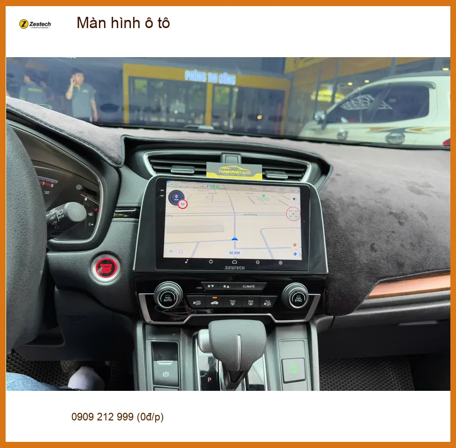 Cô Thảo nâng cấp màn hình ô tô Mazda CX-5 tại Quận 4, cần dẫn đường ảnh thực tế 5
