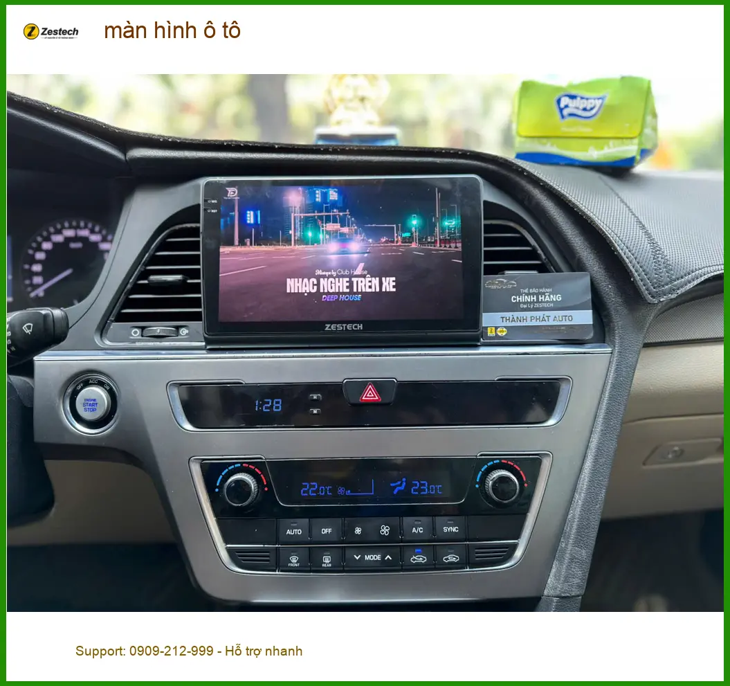 Anh Quân lắp màn hình ô tô Zestech cho Kia Carnival tại Quận 9 để có nhiều tiện ích