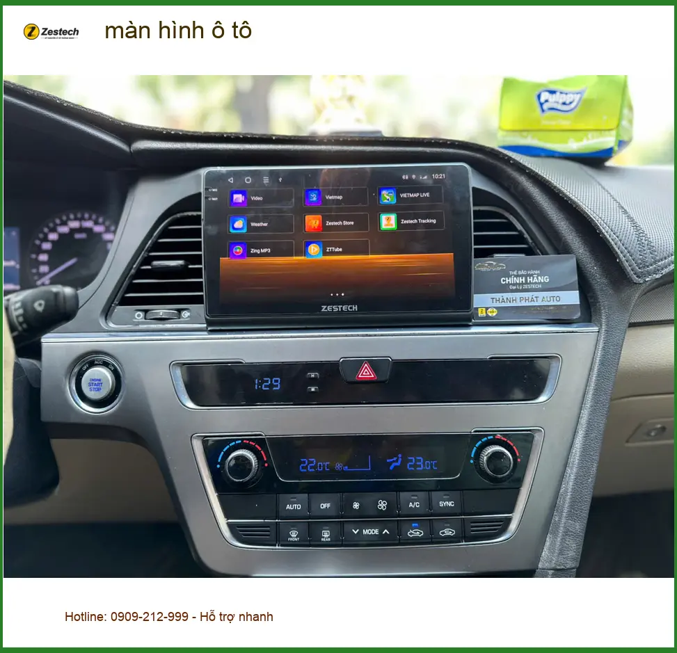 Anh Quân lắp màn hình ô tô Zestech cho Kia Carnival tại Quận 9 để có nhiều tiện ích ảnh thực tế 4