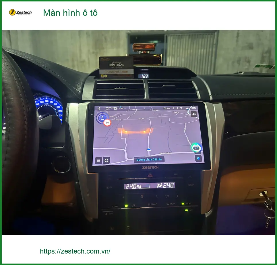 Chú Vĩnh lắp màn hình ô tô cho Honda CRV tại Quận 6 để giải trí và dẫn đường tiện lợi ảnh thực tế 3