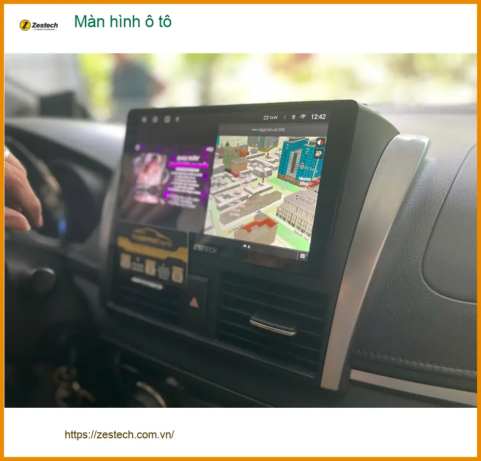 Anh Bách lắp màn hình ô tô Hyundai Accent tại Quận 11 vì màn zin cũ đã hỏng ảnh thực tế 3