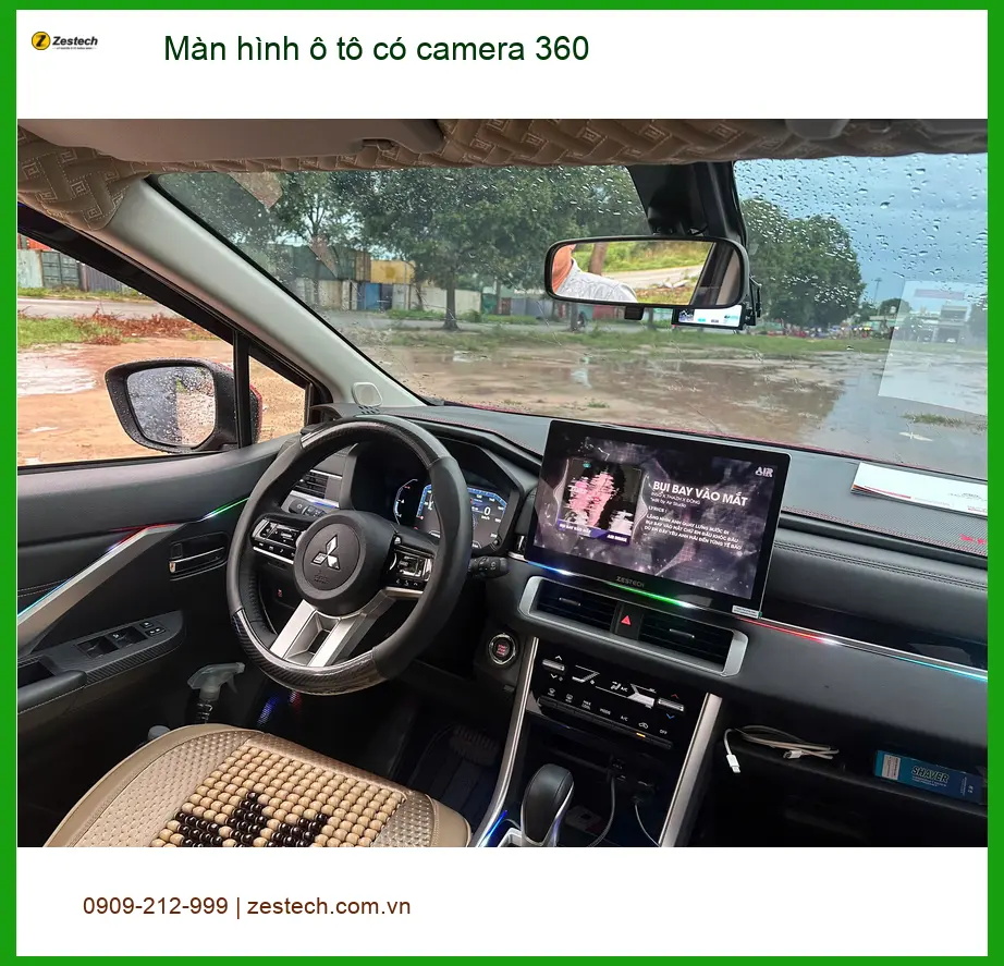 Anh Duy lắp màn hình ô tô có camera 360 cho Honda CRV tại Thủ Đức ảnh thực tế 3