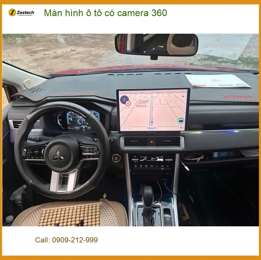 Anh Kiên lắp màn hình ô tô có camera 360 cho Honda City Quận Tân Bình ảnh thực tế 4