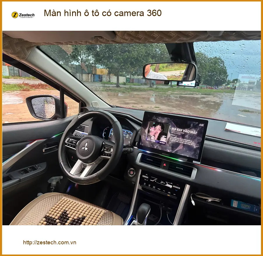 Anh Khải lắp màn hình ô tô có camera 360 cho Hyundai Creta ở Bình Thạnh để dễ lái
