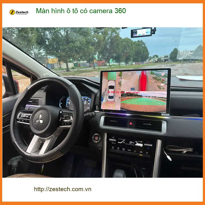 Anh Khải lắp màn hình ô tô có camera 360 cho Hyundai Creta ở Bình Thạnh để dễ lái ảnh thực tế 2