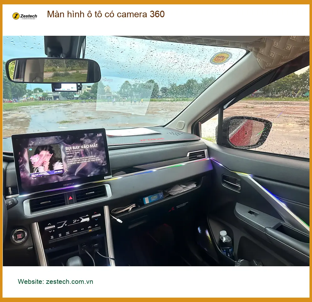 Anh Khải lắp màn hình ô tô có camera 360 cho Hyundai Creta ở Bình Thạnh để dễ lái ảnh thực tế 3