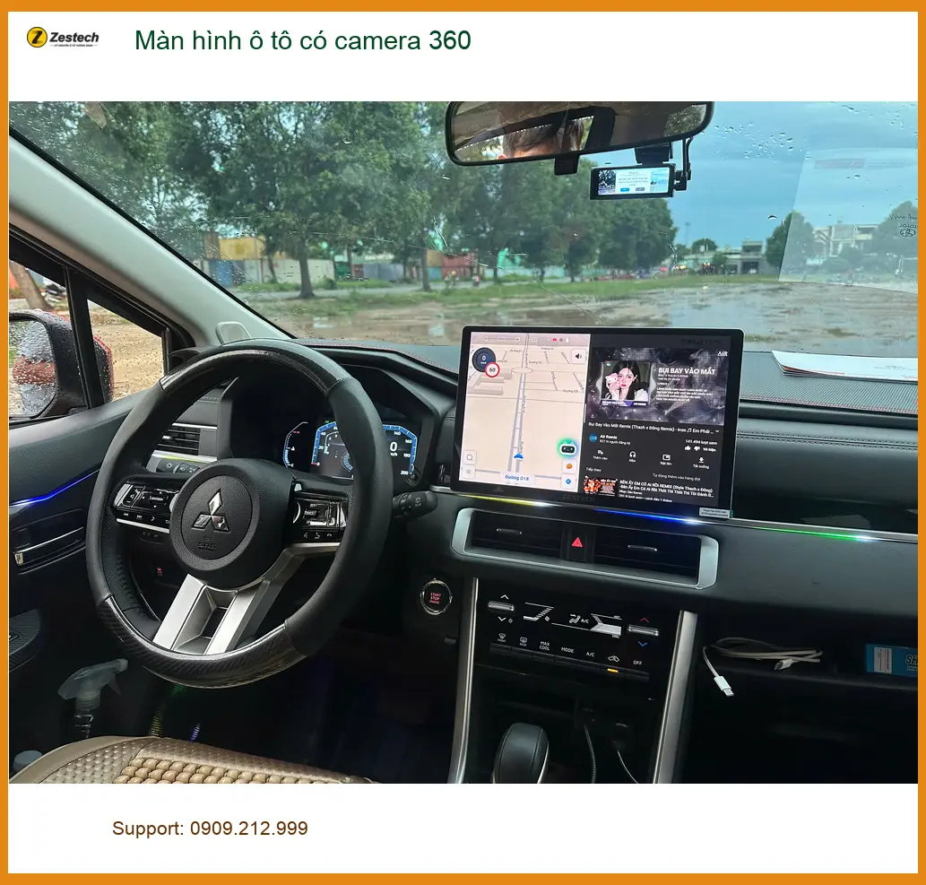 Anh Kiên nâng cấp Màn hình ô tô có camera 360 cho Mazda CX5 tại Quận Huyện Hóc Môn ảnh thực tế 2