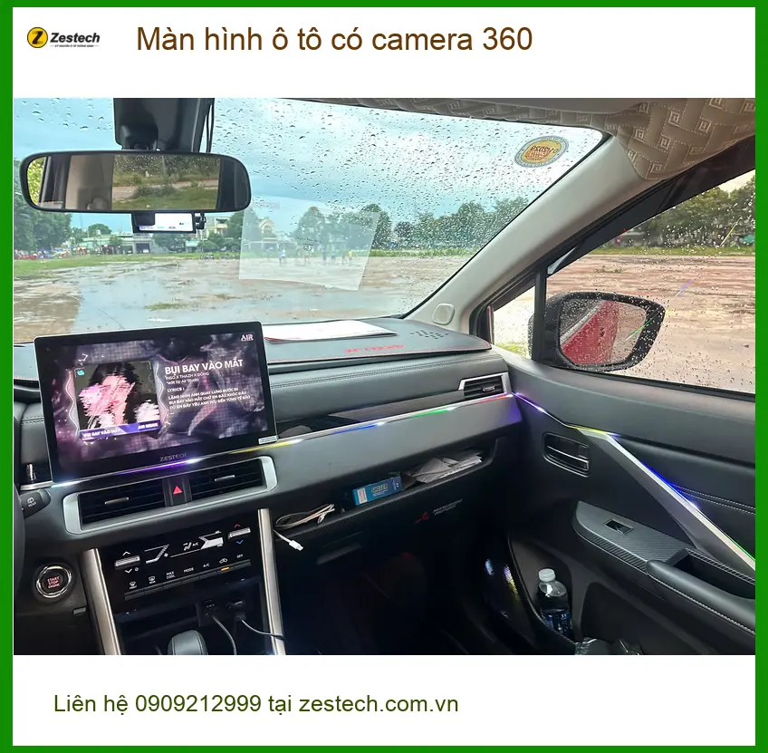 Anh Kiên nâng cấp Màn hình ô tô có camera 360 cho Mazda CX5 tại Quận Huyện Hóc Môn ảnh thực tế 4