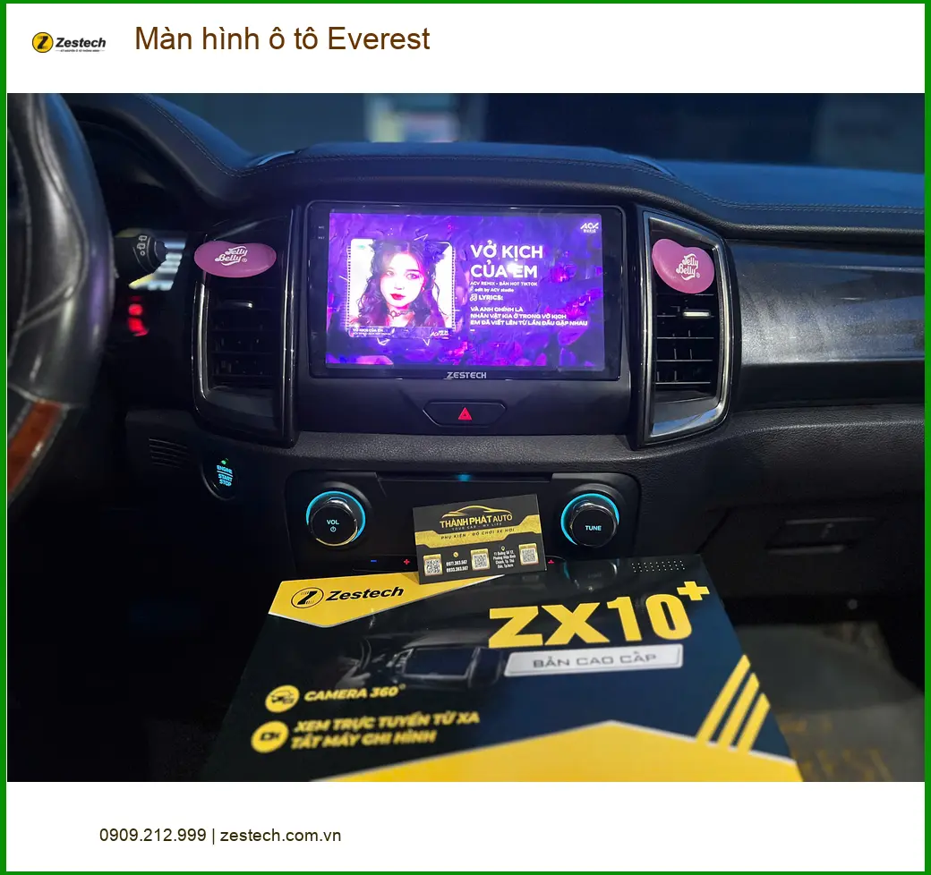 Anh Đức An lắp màn hình ô tô Ford Everest tại Quận 3 để nâng tầm trải nghiệm lái ảnh thực tế 4