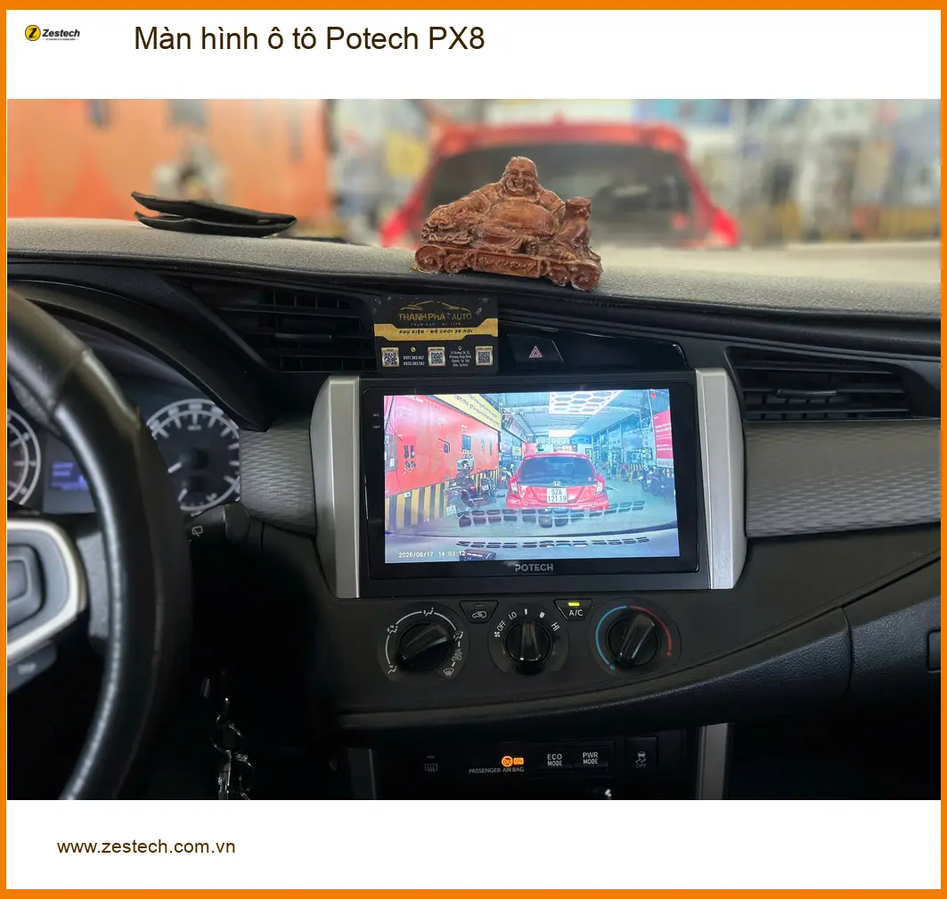 Anh Quang lắp màn hình ô tô Potech PX8 Hyundai Creta tại Cần Giờ