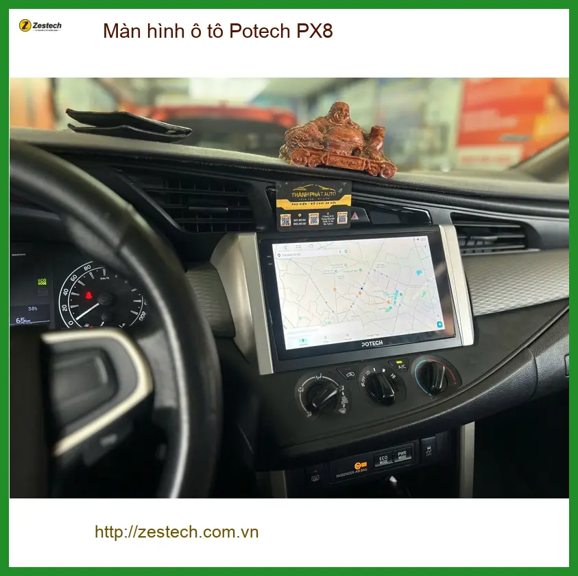 Anh Quang lắp màn hình ô tô Potech PX8 Hyundai Creta tại Cần Giờ ảnh thực tế 3