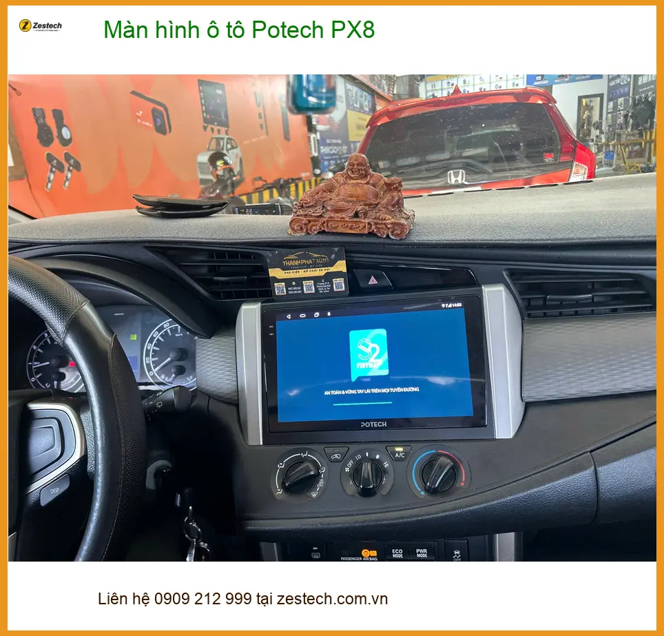 Anh Quang lắp màn hình ô tô Potech PX8 Hyundai Creta tại Cần Giờ ảnh thực tế 4