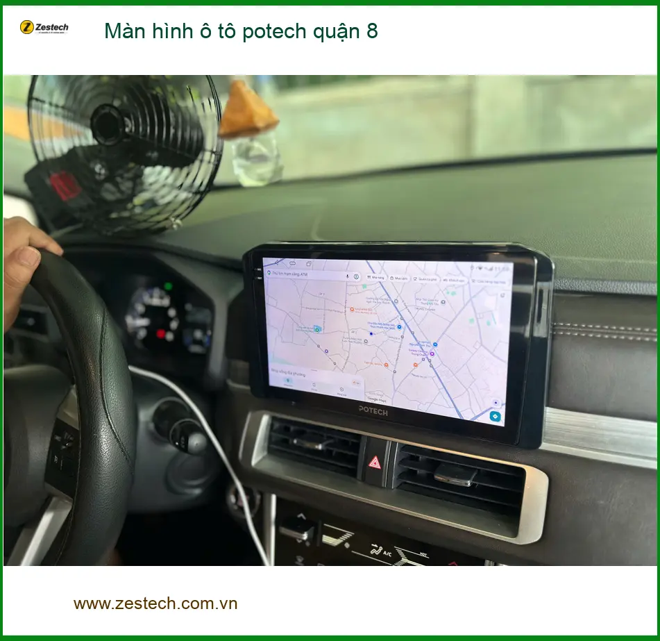 Địa Chỉ Lắp Màn Hình Android Ô Tô hình ô tô potech quận 8 - Giá Tốt TPHCM ảnh thực tế 2