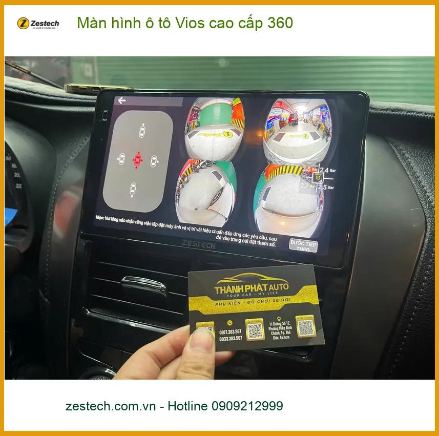 Anh Tấn nâng cấp màn hình 360 cao cấp cho Toyota Vios ở Quận 9 ảnh thực tế 4