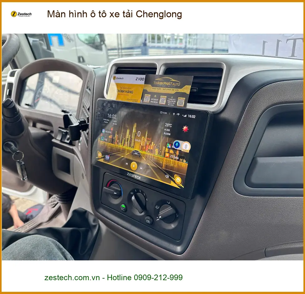 Anh Khải lắp Màn hình ô tô Chenglong uy tín tại Quận Thủ Đức