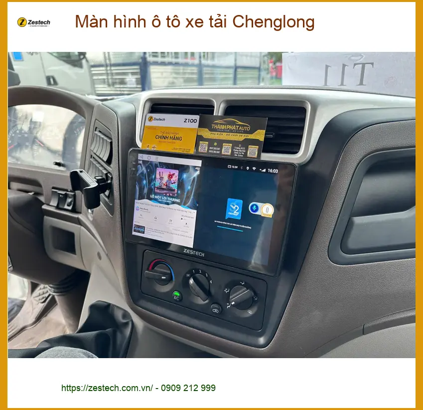 Anh Khải lắp Màn hình ô tô Chenglong uy tín tại Quận Thủ Đức ảnh thực tế 2