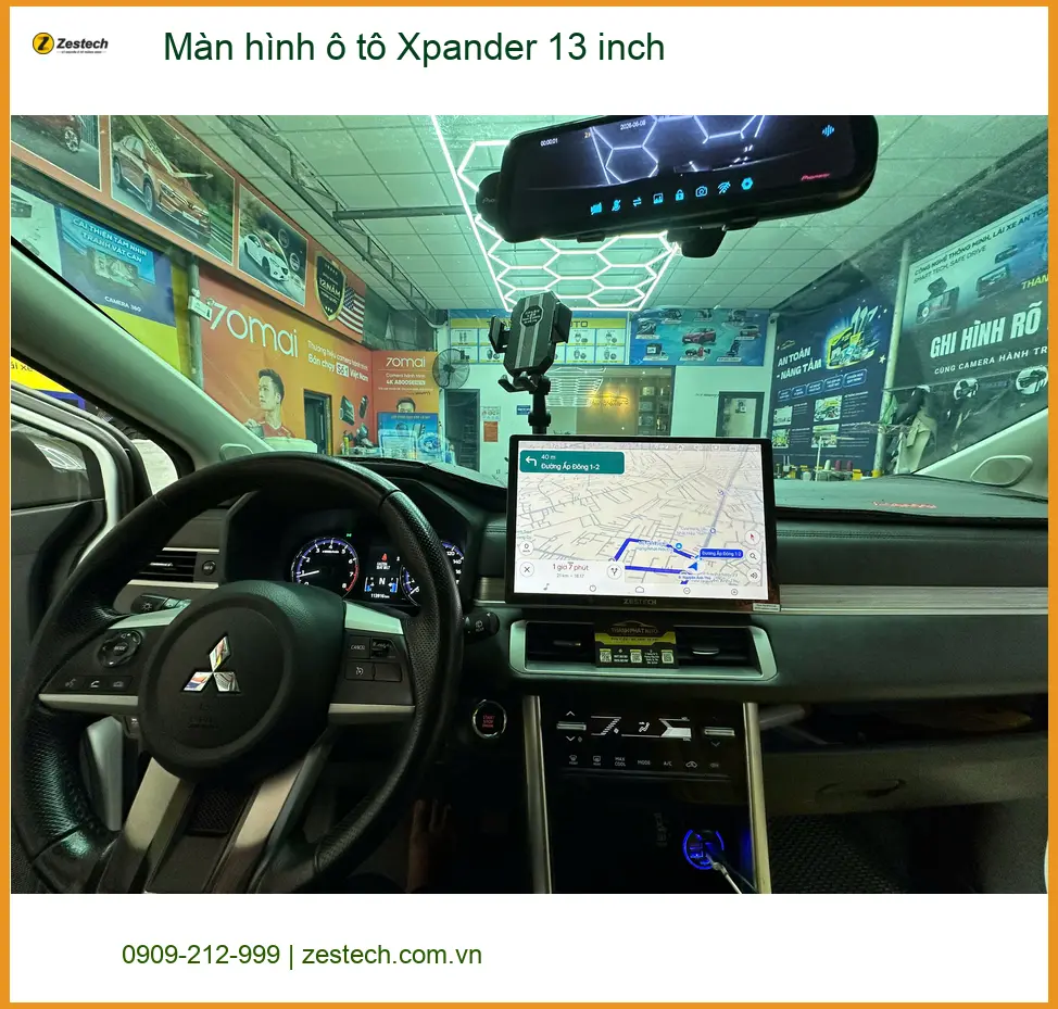 Anh Minh lắp màn hình ô tô Xpander 13 inch Quận 10 tiện ích ảnh thực tế 3