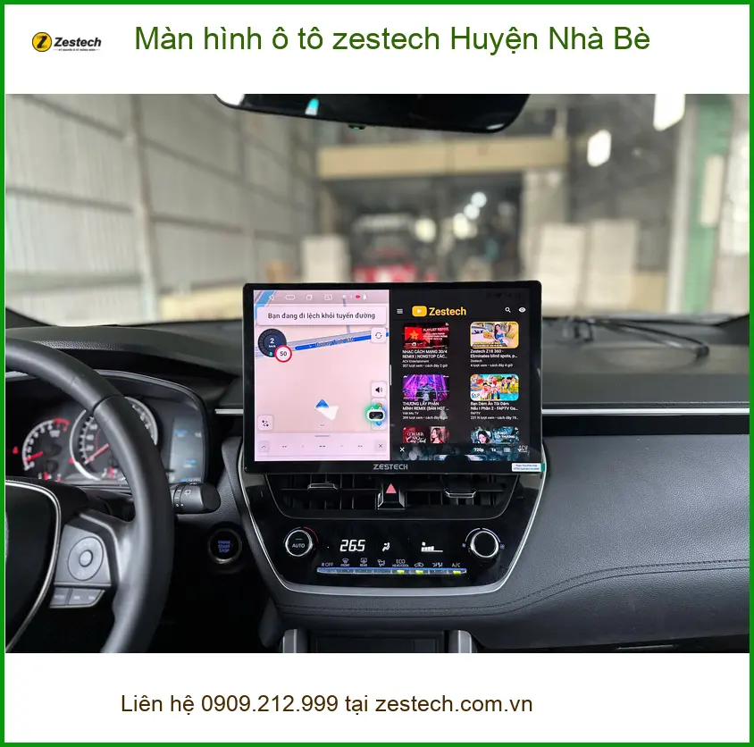 Nơi Gắn Màn Hình Android Ô Tô hình ô tô zestech Huyện Nhà Bè - Chính Hãng ảnh thực tế 2
