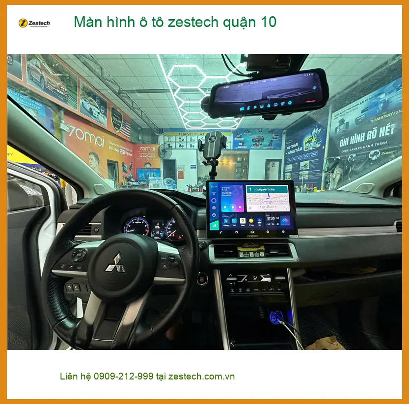 Trung Tâm Lắp Đặt Màn Hình Android Ô Tô Zestech Quận 10 - Nâng Cấp Chính Hãng ảnh thực tế 2