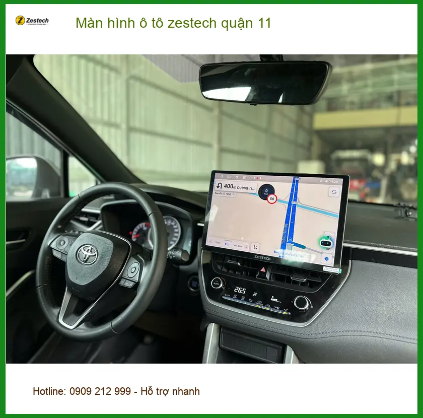 Nơi Lắp Màn Hình Android Ô Tô hình ô tô zestech quận 11 - Giá Tốt TPHCM ảnh thực tế 3