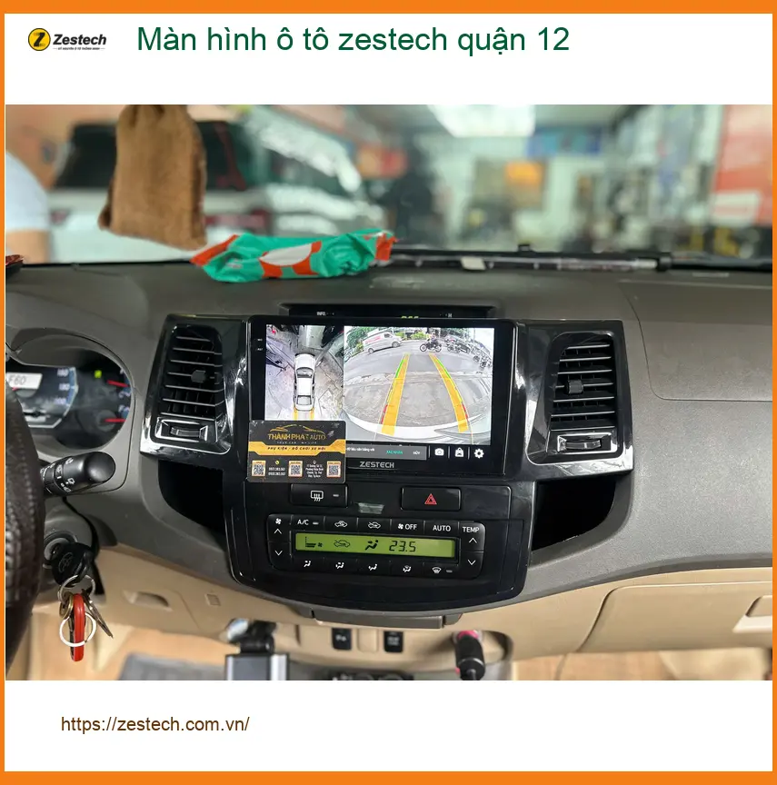 Địa Chỉ Lắp Đặt Màn Hình Android Ô Tô hình ô tô zestech quận 12 - Lắp Đặt Uy Tín TPHCM ảnh thực tế 2