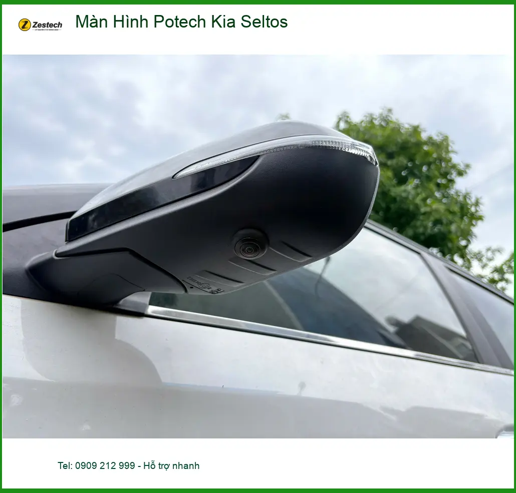 Anh Khôi lắp Màn Hình Potech Kia Seltos Quận Phú Nhuận giải quyết màn hình zin cũ ảnh thực tế 5