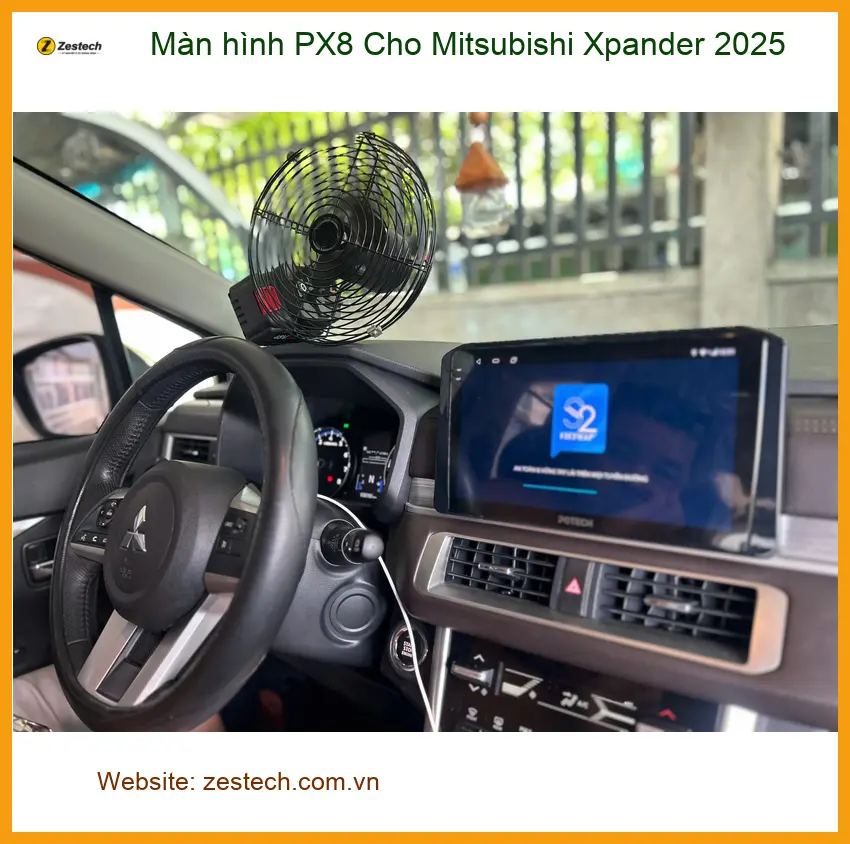 Anh Kiên nâng cấp Màn hình PX8 Cho Mitsubishi Xpander 2025 tại Quận 10