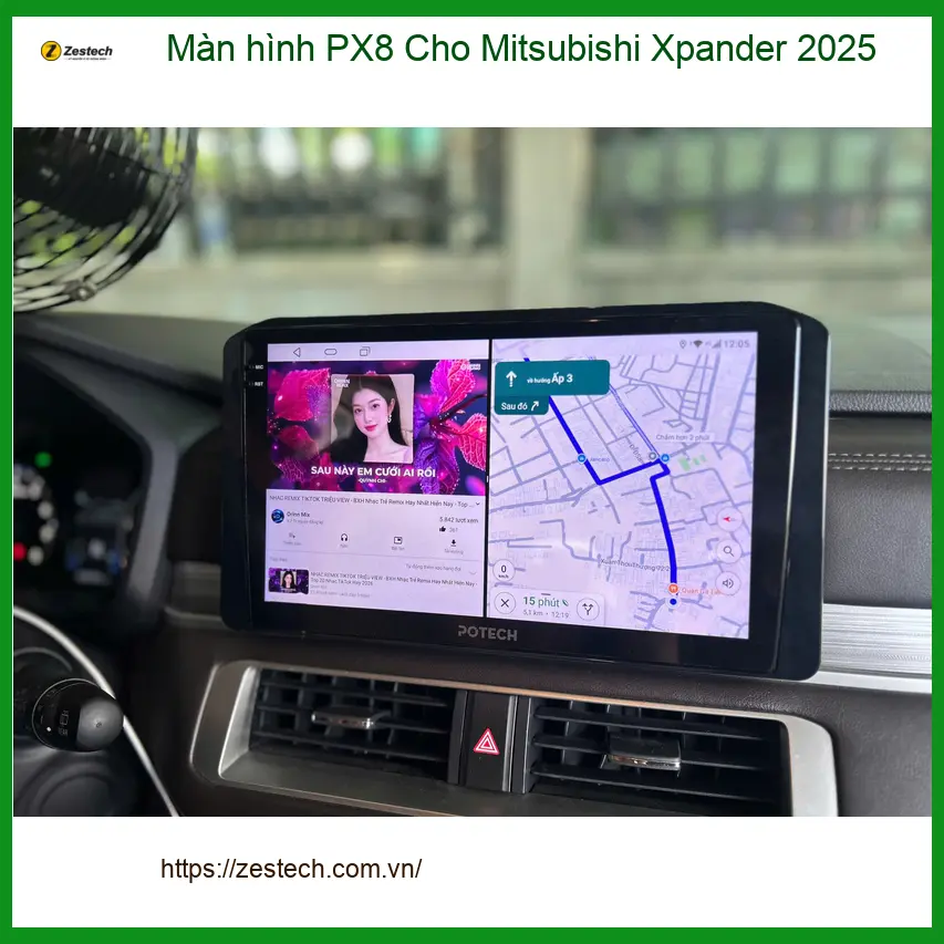 Anh Kiên nâng cấp Màn hình PX8 Cho Mitsubishi Xpander 2025 tại Quận 10 ảnh thực tế 2