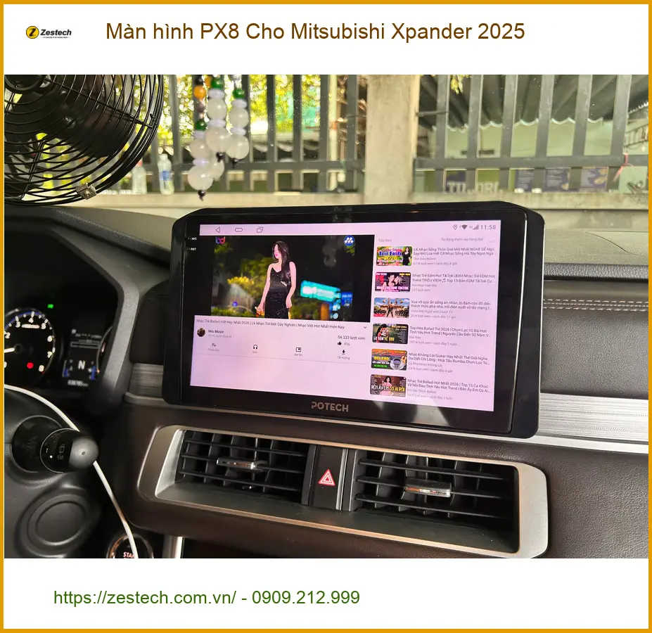 Anh Kiên nâng cấp Màn hình PX8 Cho Mitsubishi Xpander 2025 tại Quận 10 ảnh thực tế 3