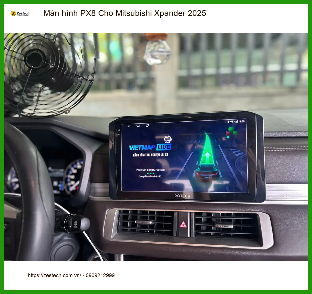 Anh Kiên nâng cấp Màn hình PX8 Cho Mitsubishi Xpander 2025 tại Quận 10 ảnh thực tế 5