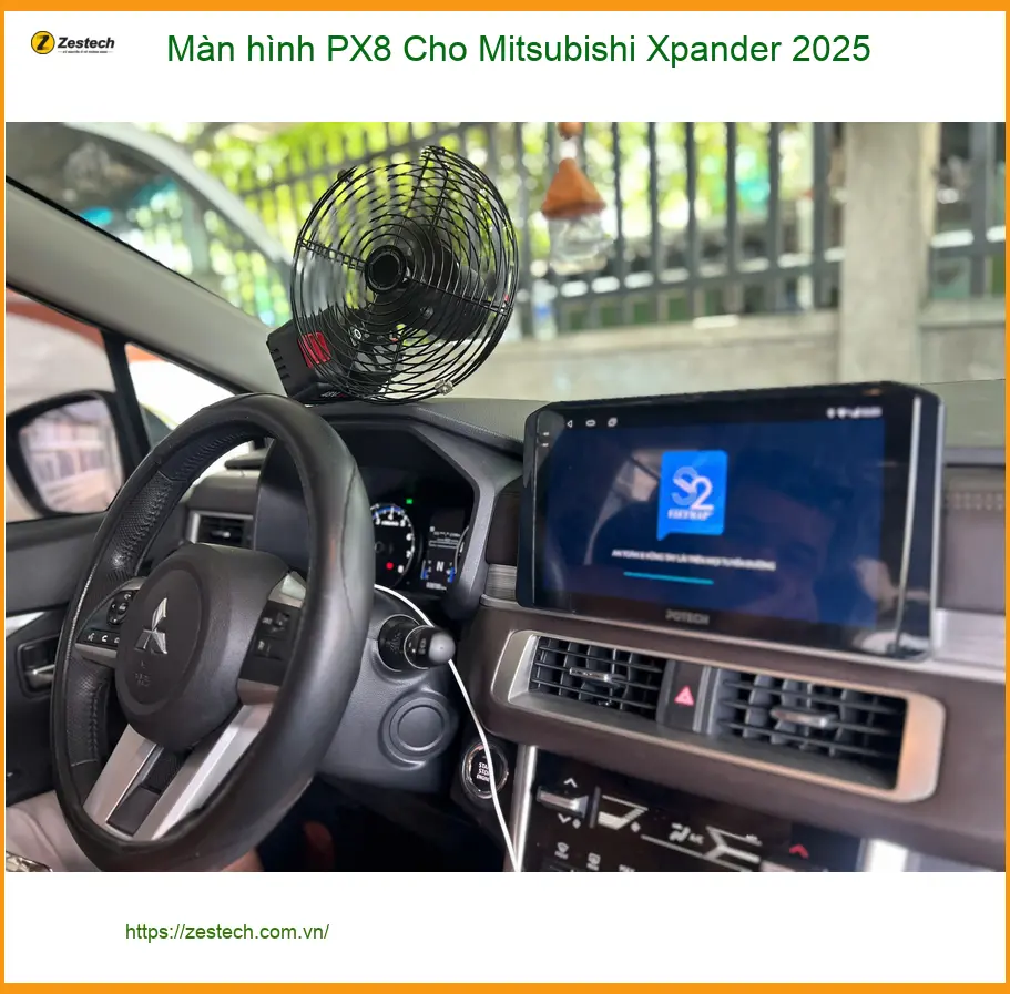 Anh Duy lắp Màn hình PX8 Xpander 2025 Quận 2 vì màn zin hạn chế ảnh thực tế 4