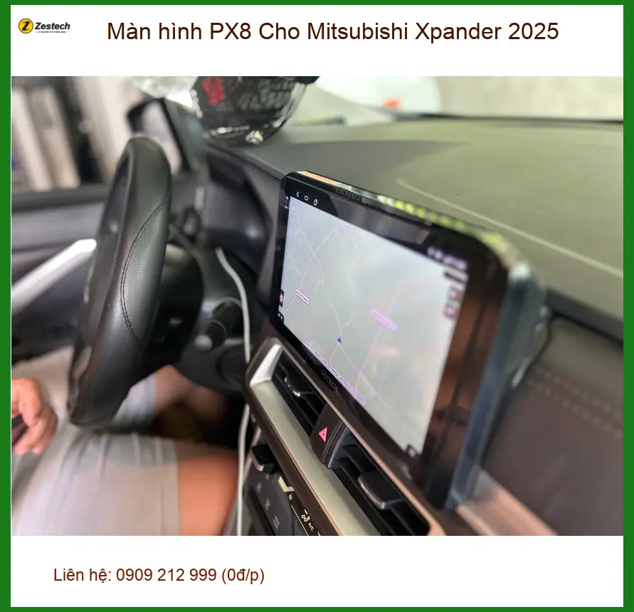 Anh Phát lắp Màn hình PX8 cho Mitsubishi Xpander 2025 ở Quận 11 ảnh thực tế 4