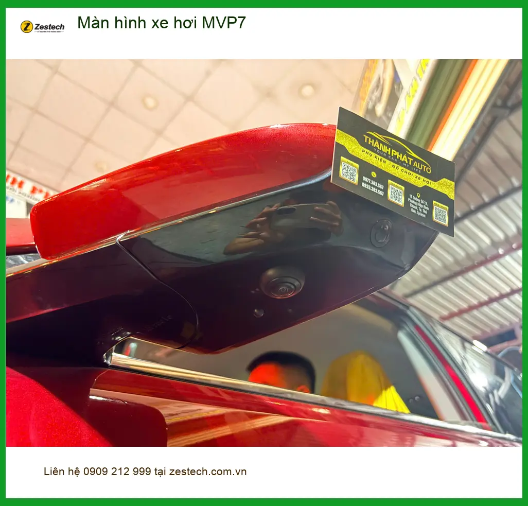 Chị Bích lắp Màn hình xe hơi MVP7 cho Camry tại Thủ Đức chính hãng ảnh thực tế 2