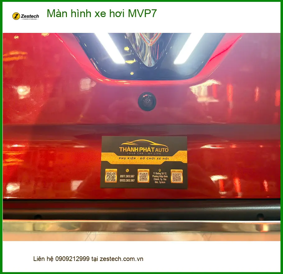 Chị Bích lắp Màn hình xe hơi MVP7 cho Camry tại Thủ Đức chính hãng ảnh thực tế 4