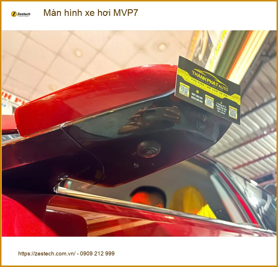 Anh Tùng lắp màn hình xe hơi MVP7 cho Toyota Camry tại Quận 9 để trải nghiệm giải trí tốt hơn ảnh thực tế 4