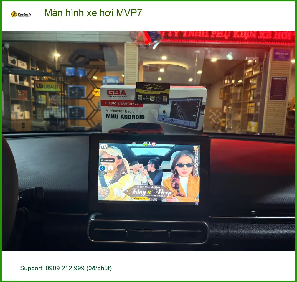 Anh Tùng lắp màn hình xe hơi MVP7 cho Toyota Camry tại Quận 9 để trải nghiệm giải trí tốt hơn ảnh thực tế 5